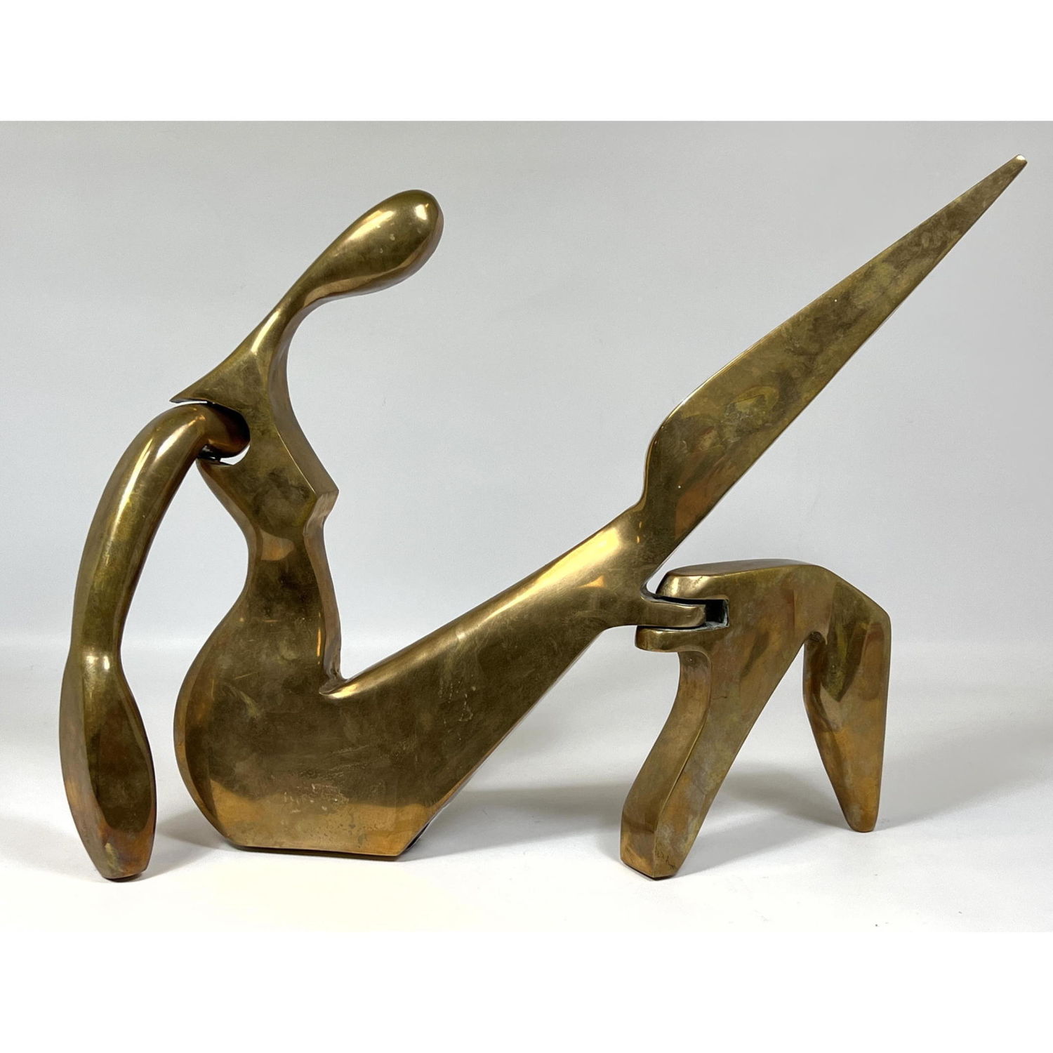 Heavy brass Sculpture Arleen Eichengreen