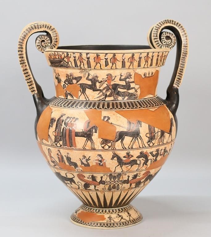 REPRODUCTION GREEK POTTERY KRATERReproduction