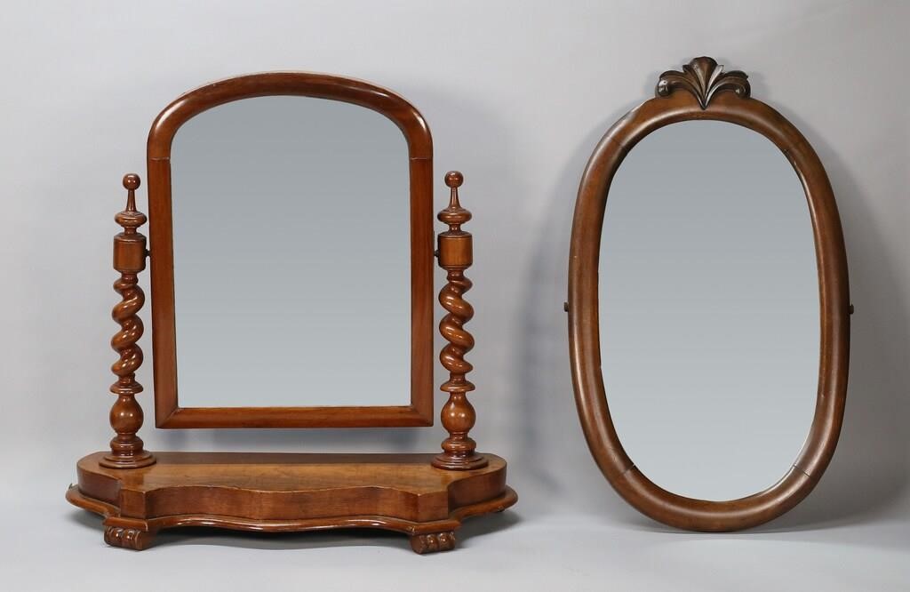 TWO VICTORIAN MIRRORSTwo Victorian 2fe3bf