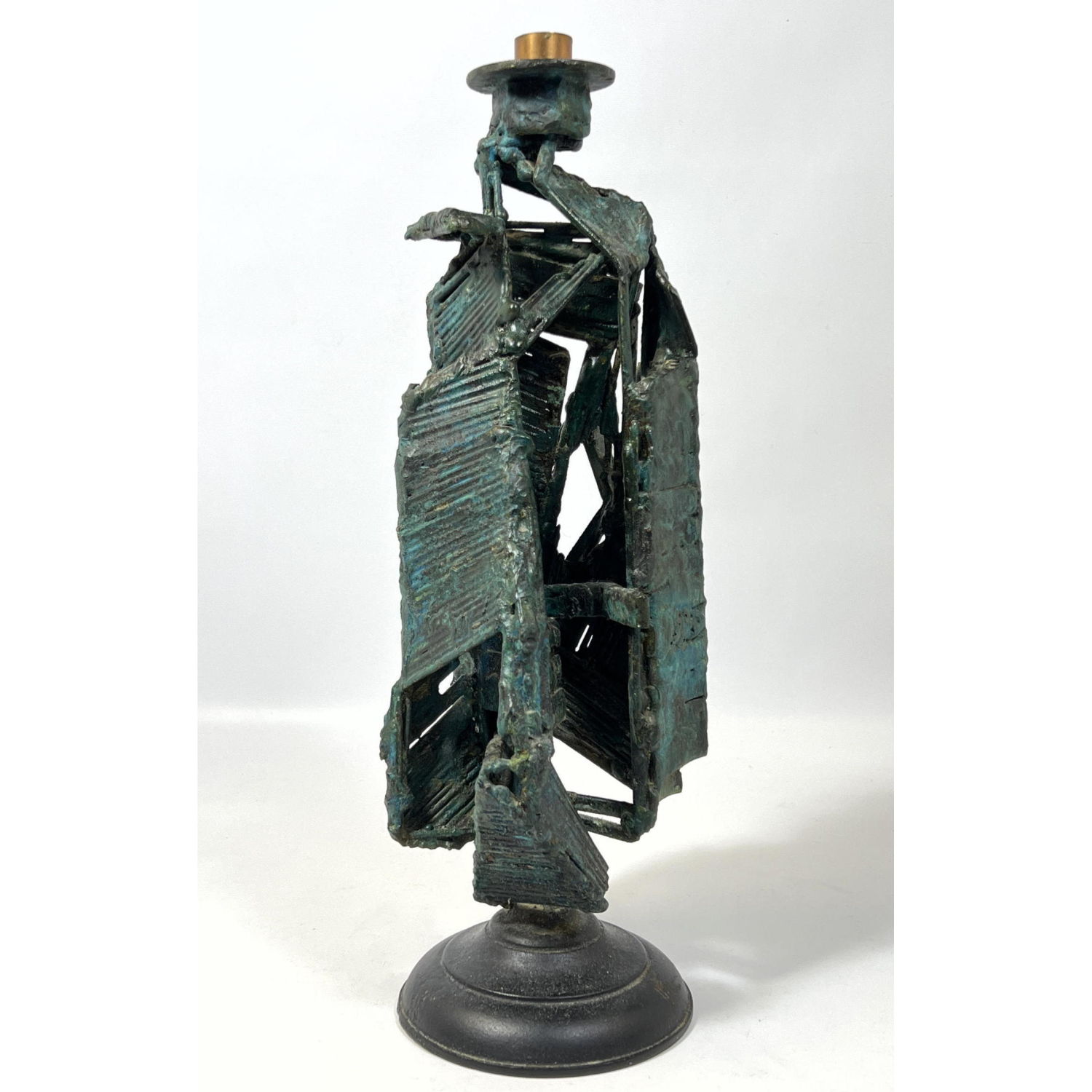 Harry Gates bronze abstract sculpture