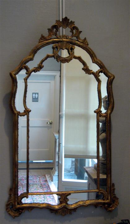 George II style giltwood wall mirror 4c9fd