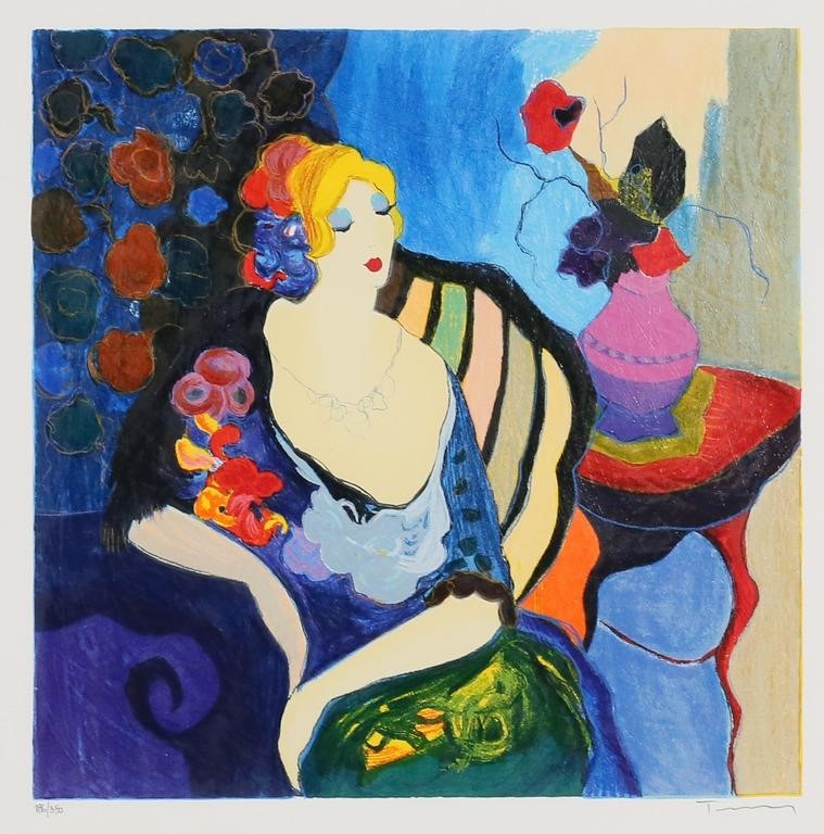 ITZCHAK TARKAY SERIGRAPH VANESSAItzchak