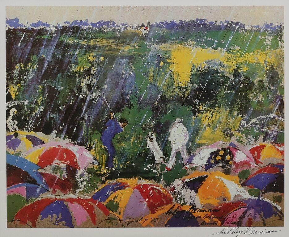 LEROY NEIMAN SIGNED PRINT ARNIE 2fe462