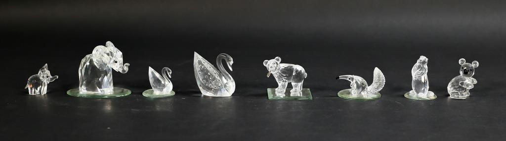 LOT OF 8 SWAROVSKI CRYSTAL ANIMAL