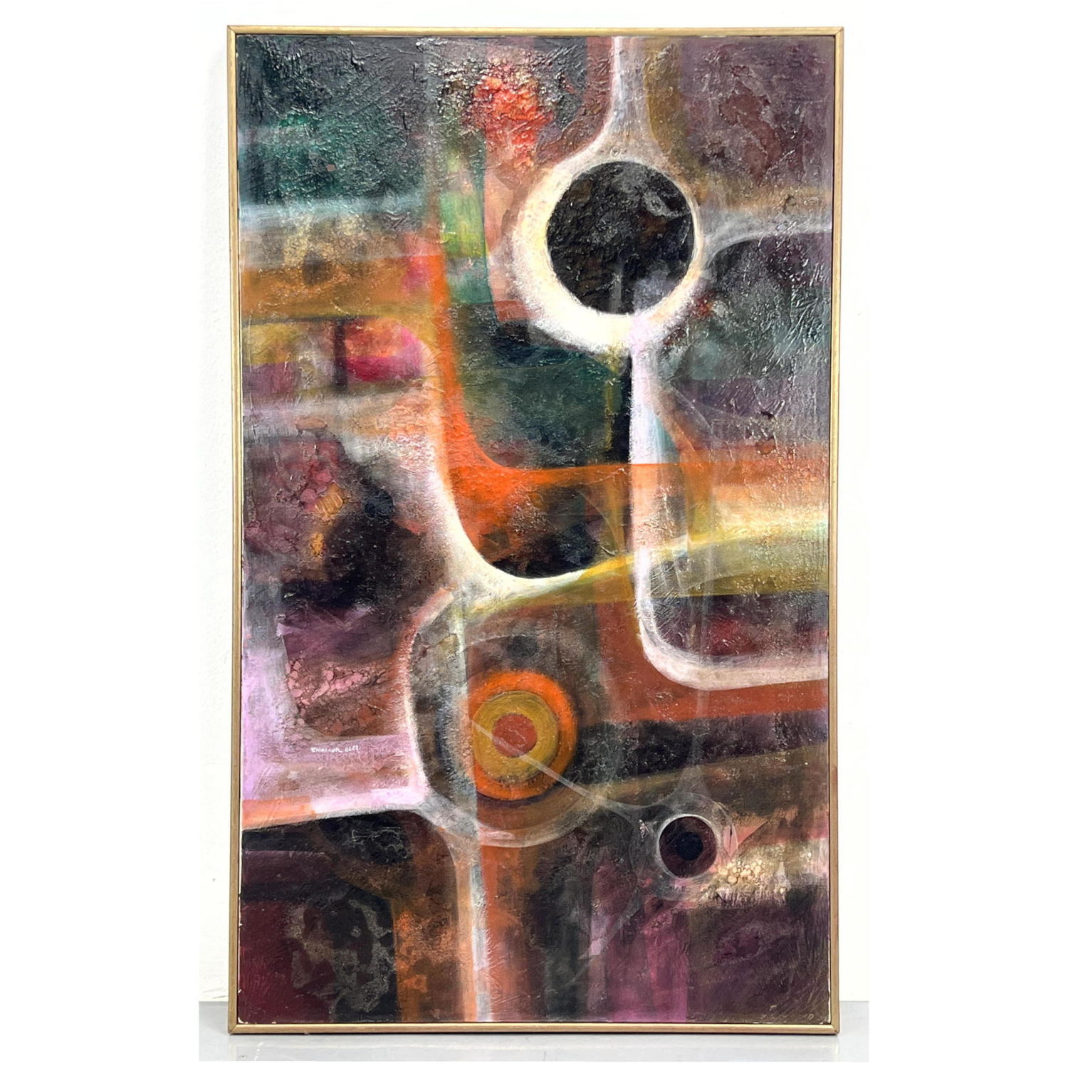 EMMANUAL GLEZ Abstract Modern Painting