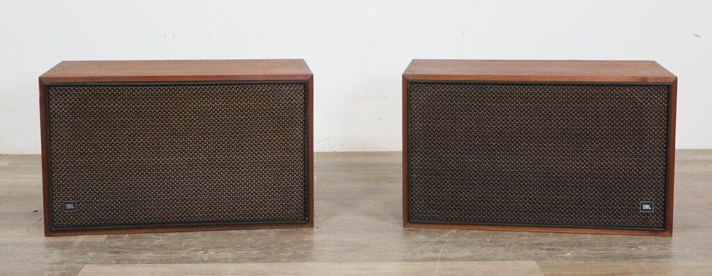 PAIR OF MID CENTURY JBL LX4 1 SPEAKERSPair 2fe507