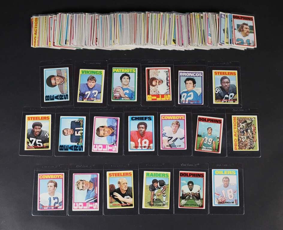 1972 TOPPS FOOTBALL CARDS PARTIAL