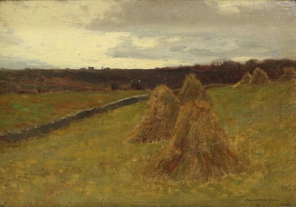 CHARLES WARREN EATON OIL ON CANVAS