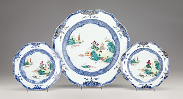 Three Chinese export porcelain 4ca2a