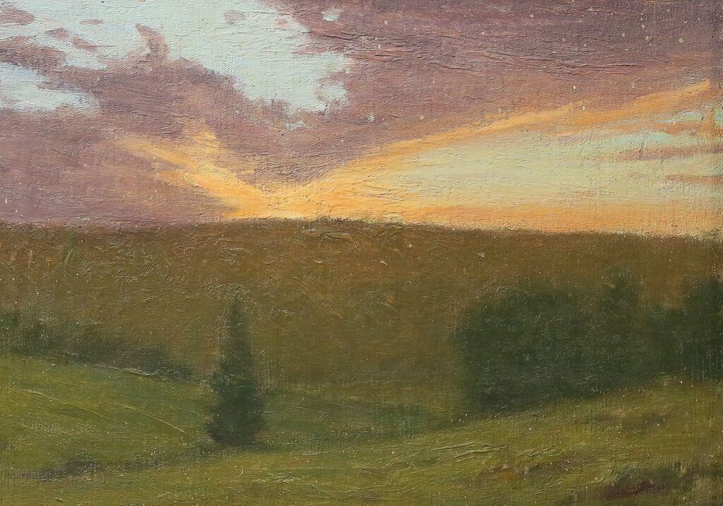 OIL ON CANVAS LANDSCAPE IN THE 2fe5a5