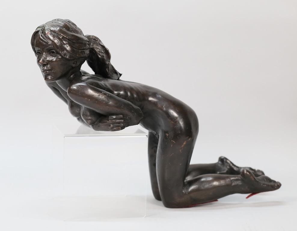 TOM GREENSHIELDS BRONZE NUDE FIGURETom 2fe5b7