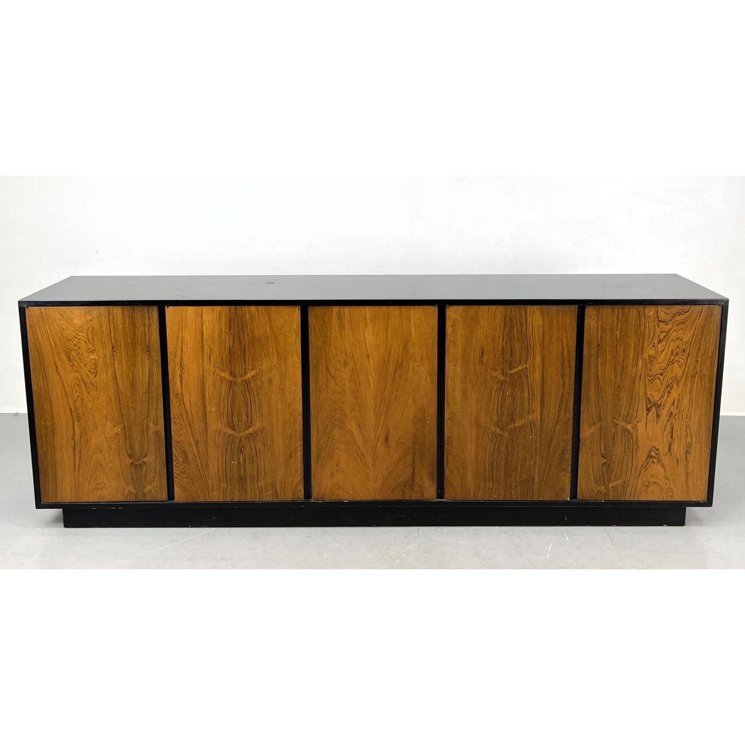 Milo Baughman Style Rosewood Front
