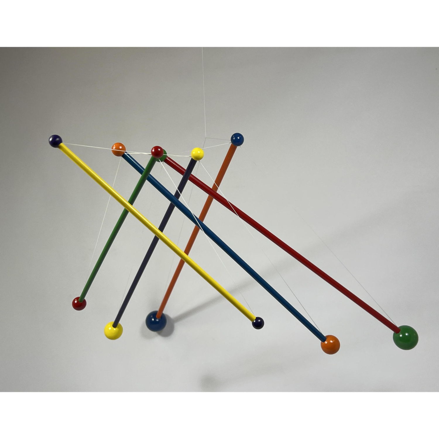 Colored Dowel and Ball Hanging 2fe618