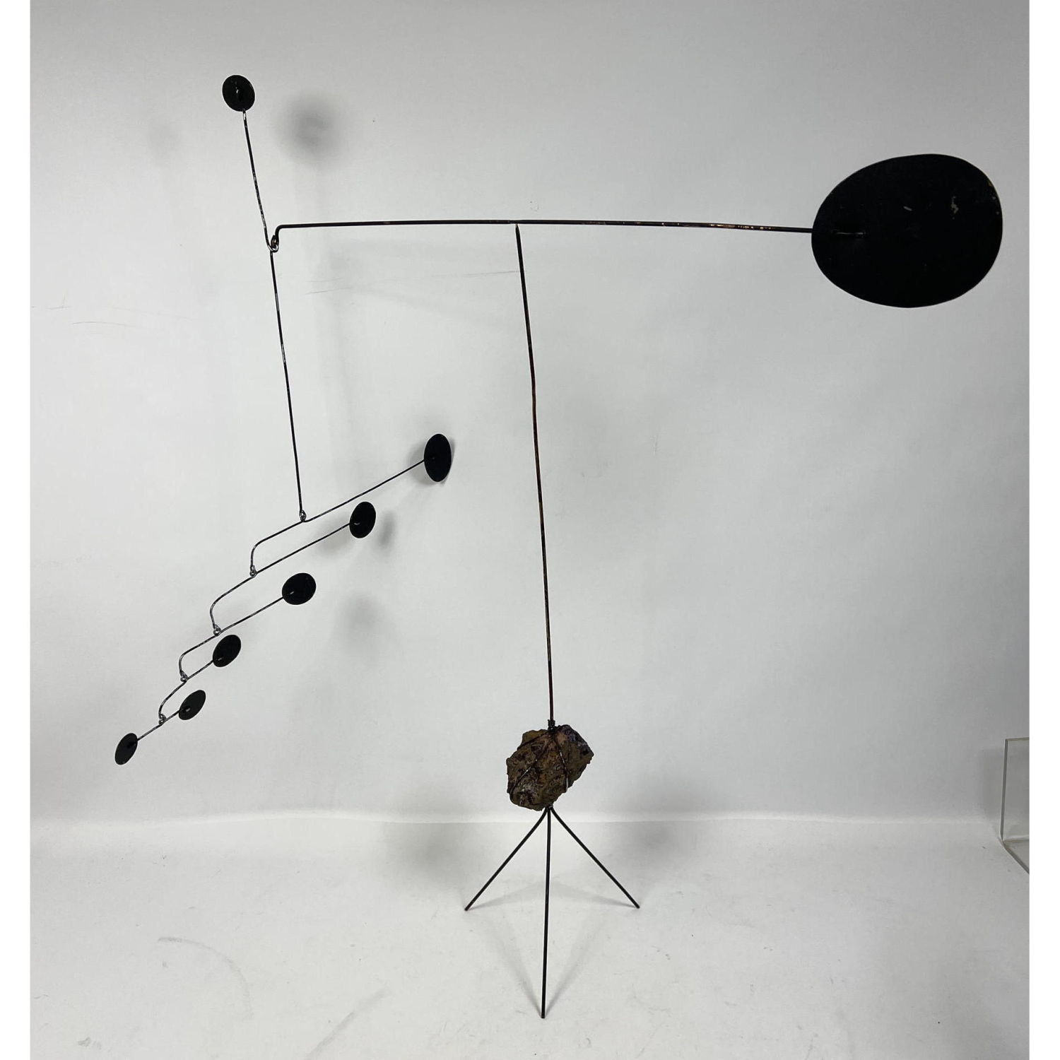 Kinetic Metal Standing Mobile Sculpture.