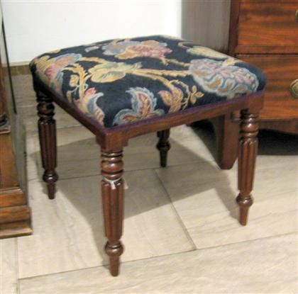 William IV mahogany stool The 4ca37