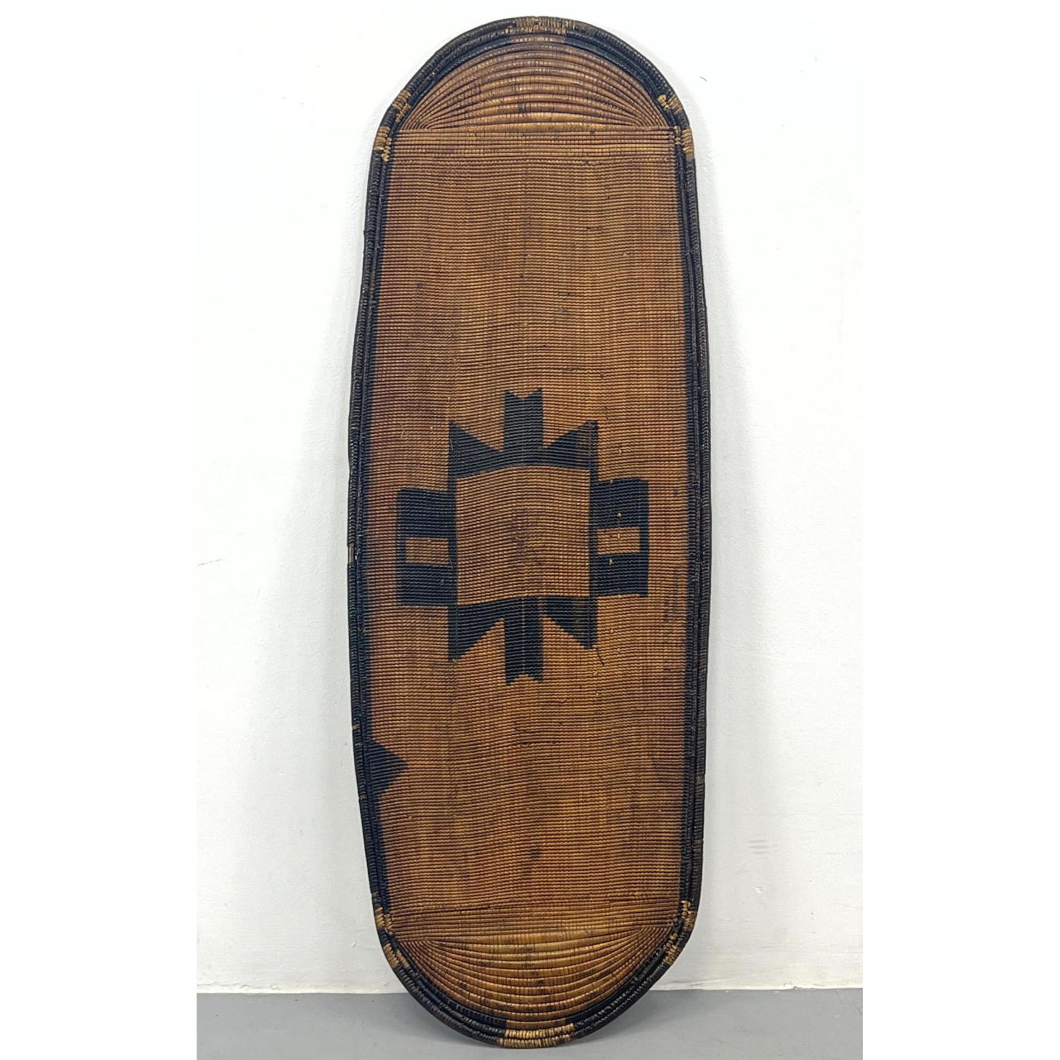 Tribal Woven Split rattan Shield 2fe65b