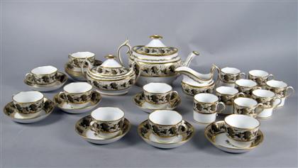 Spode porcelain coffee service    early