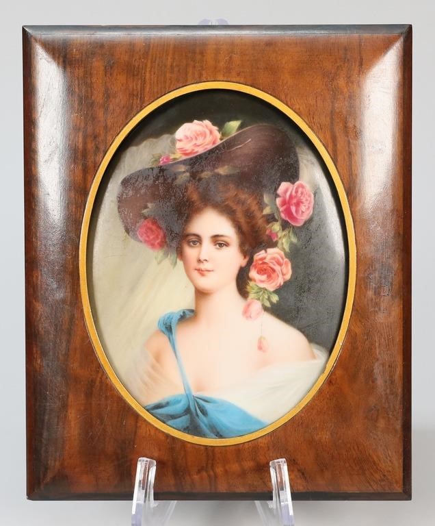 HUTSCHENREUTHER PORCELAIN PLAQUE 2fe6b7