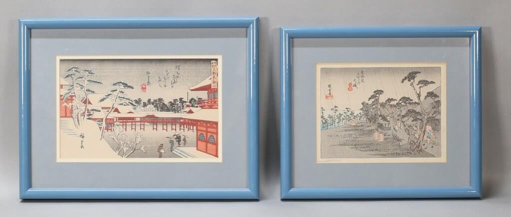 TWO UTAGAWA HIROSHIGE JAPANESE