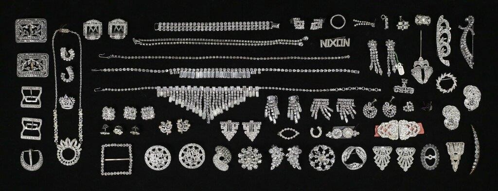 LOT OF RHINESTONE AND MARCASITE 2fe70a