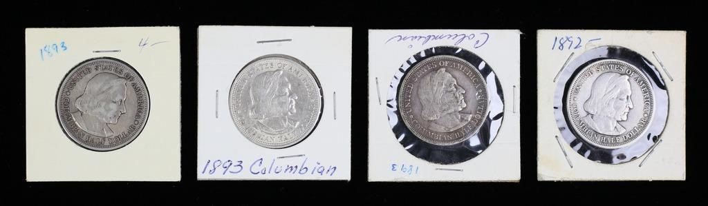 4 1882 AND 1883 COLUMBIAN HALF 2fe73f