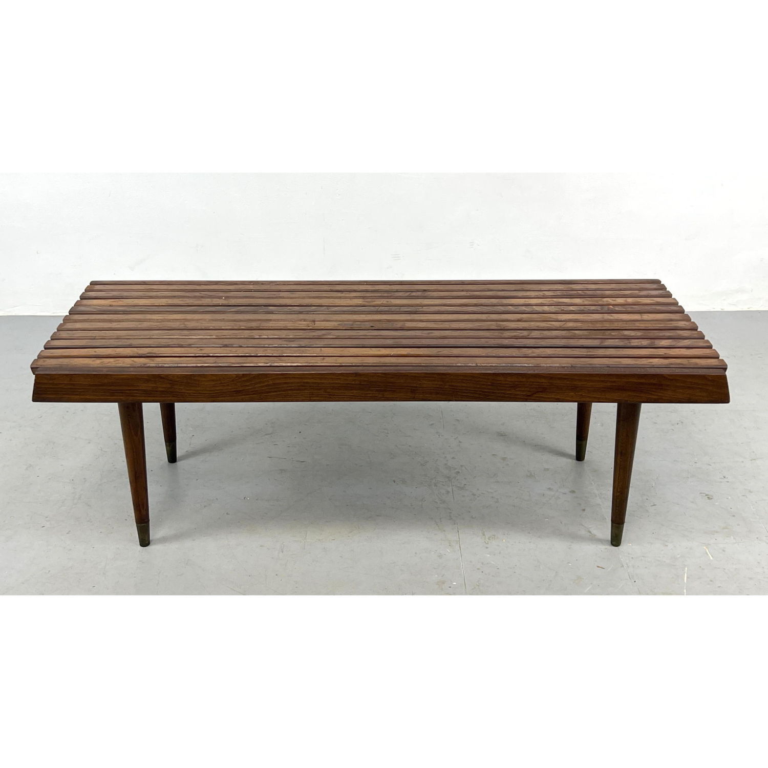 Modern Design Slat Bench. 4 Foot.