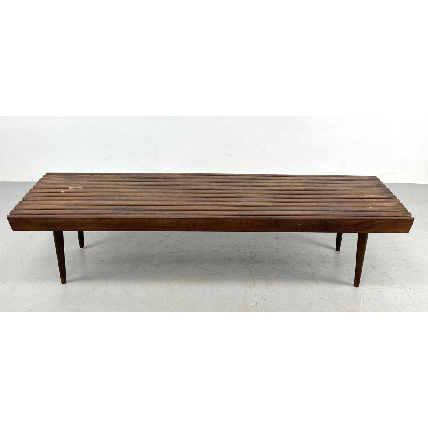 Modern Design Slat Bench. 5 Foot.