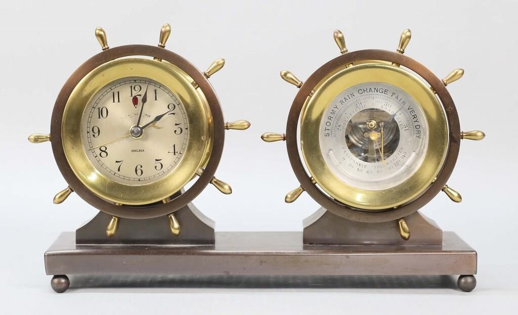 CHELSEA DESK SET CLOCK & WEATHER STATIONChelsea