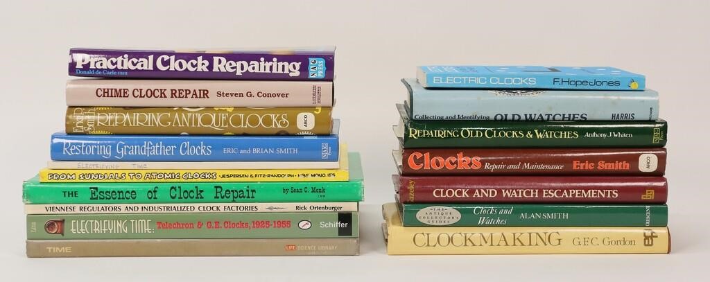 17 HOROLOGICAL REFERENCE BOOKS17 books