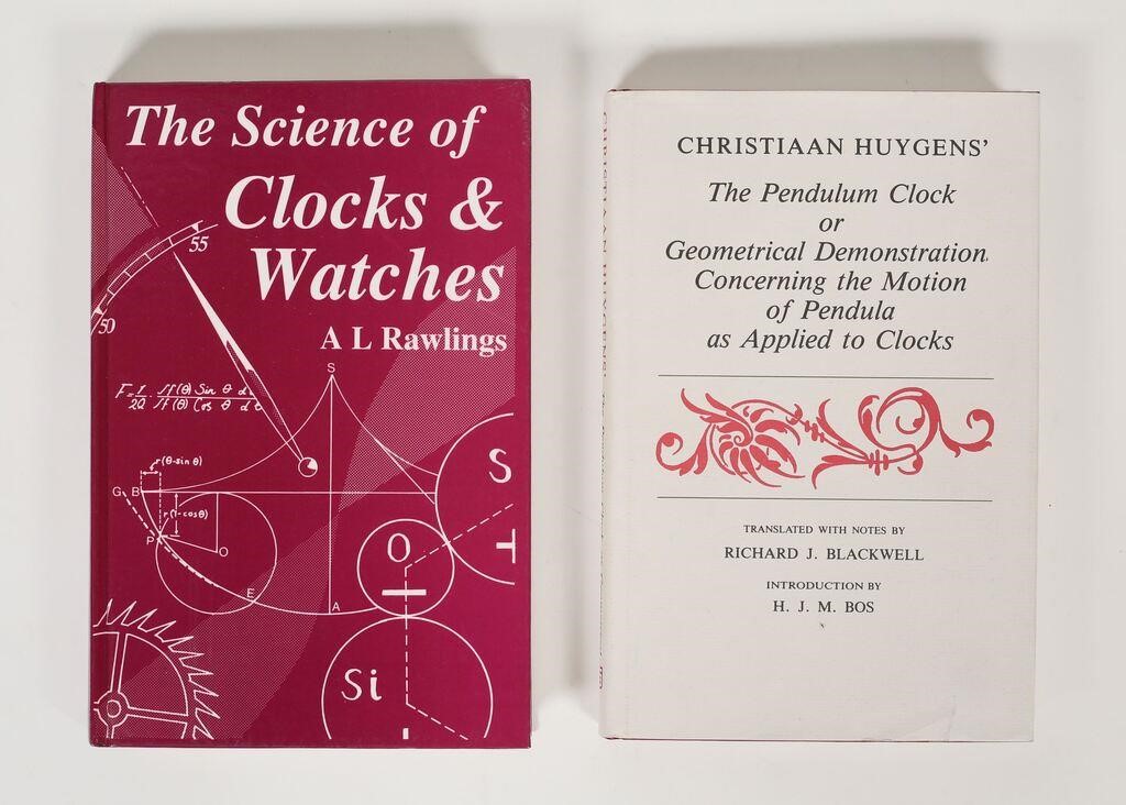 2 HOROLOGY BOOKS CHRISTIAAN HUYGENS