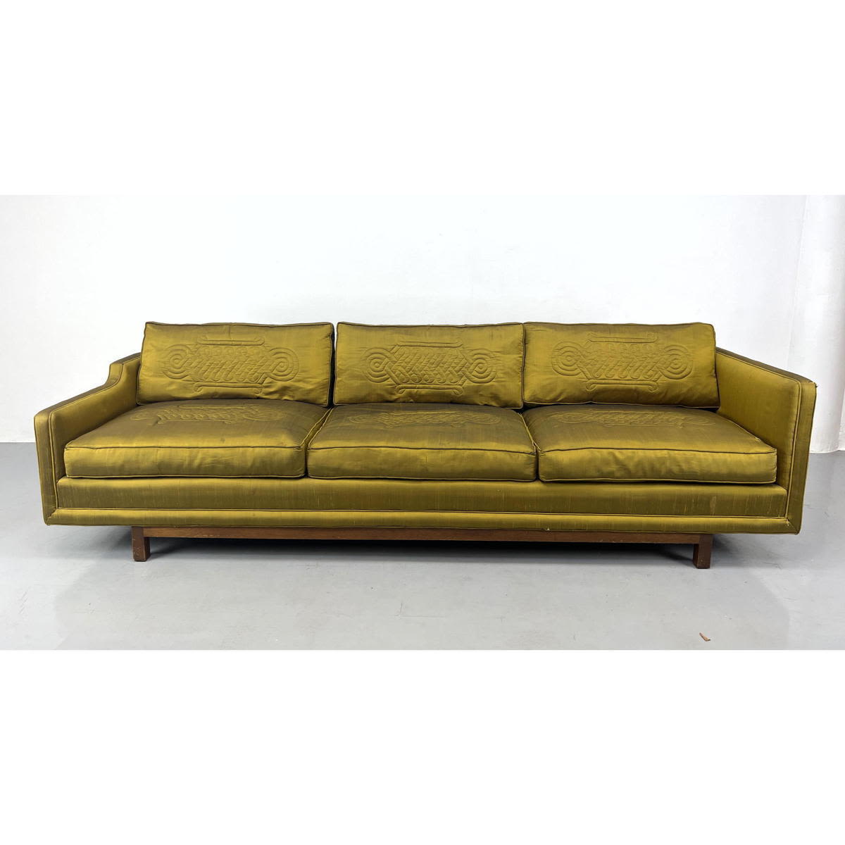 Widdicomb Tuxedo Sofa with Green 2fe7d9