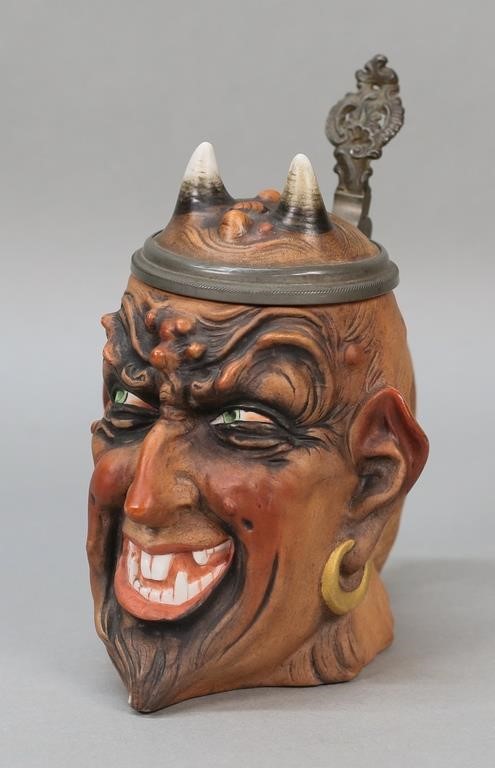 ERNST BOHNE FIGURAL DEVIL STEINErnst 2fe86b