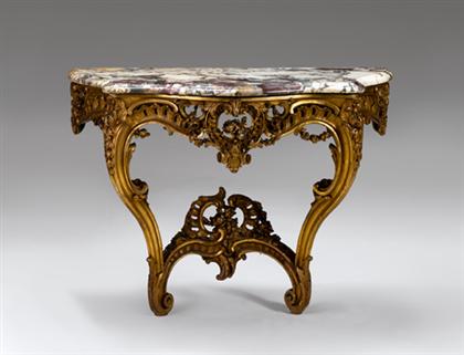 Louis XV style giltwood console 4ca79