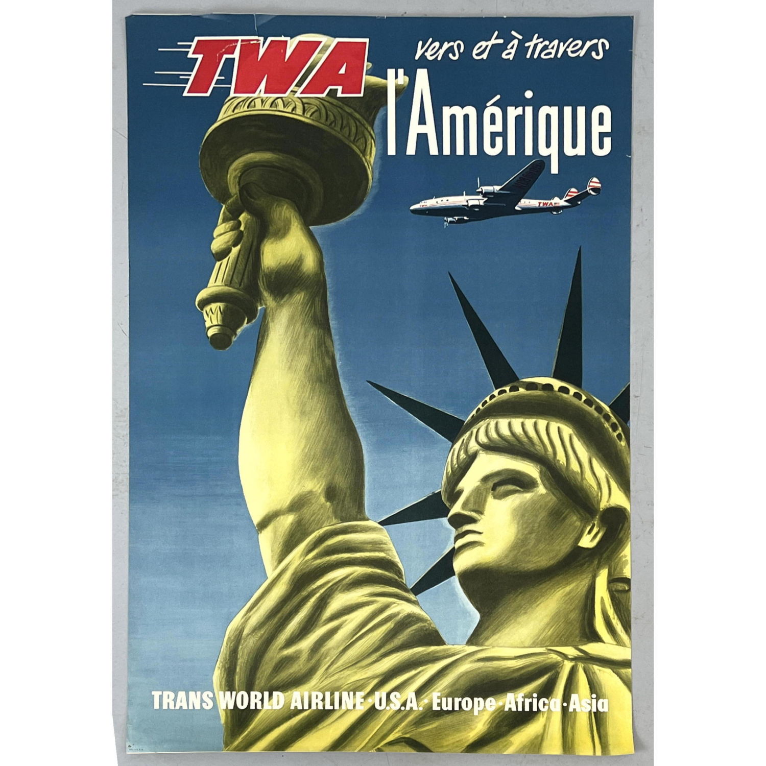 TWA Travel Advertising Poster.