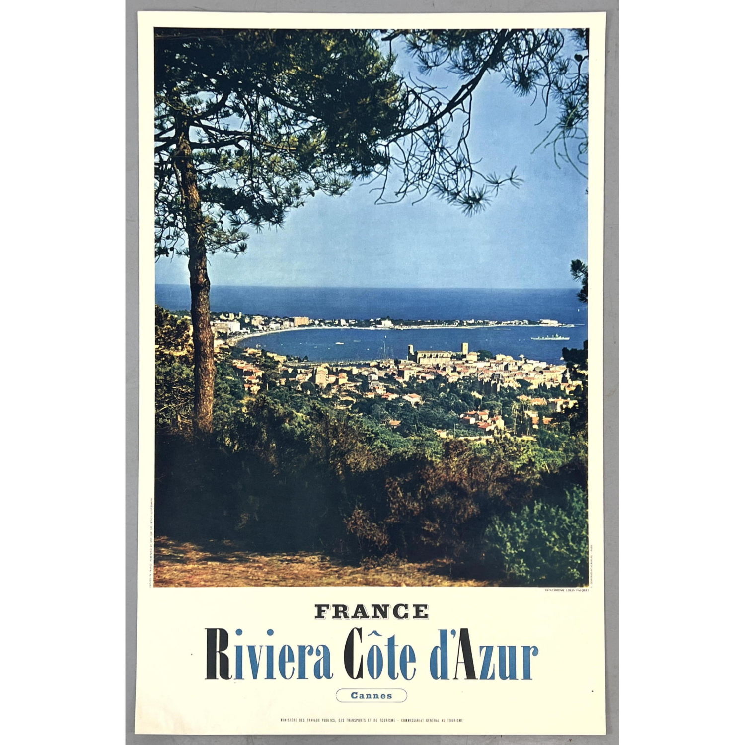 FRANCE Cote D Azur Travel Advertising 2fe90d