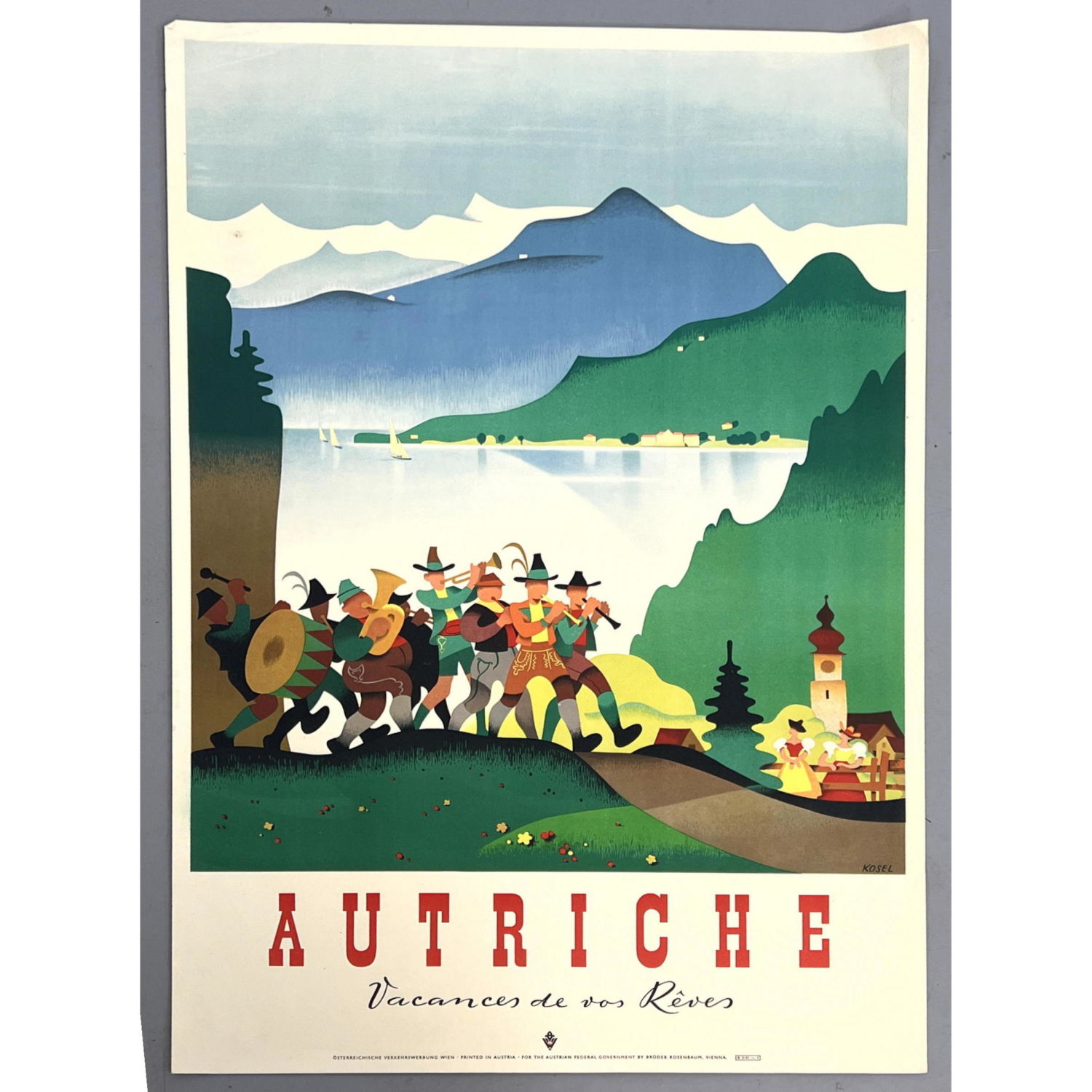 AUTRICHE AUSTRIA Travel Advertising 2fe95a