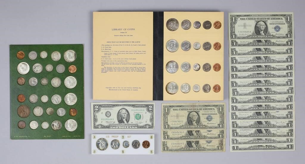 MIXED COINS AND PAPER CURRENCY1 1959 2fe97e