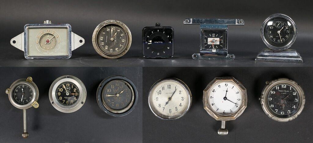 11 AUTOMOBILE CLOCKS11 car clocks.