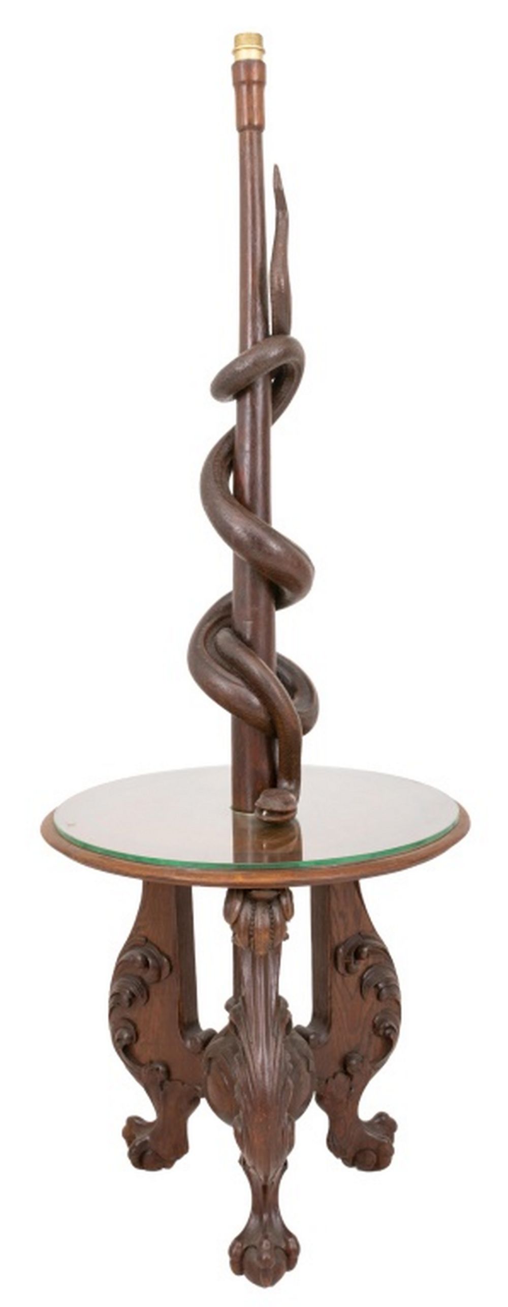 ECLECTIC SERPENT FLOOR LAMP TABLE 2fc296