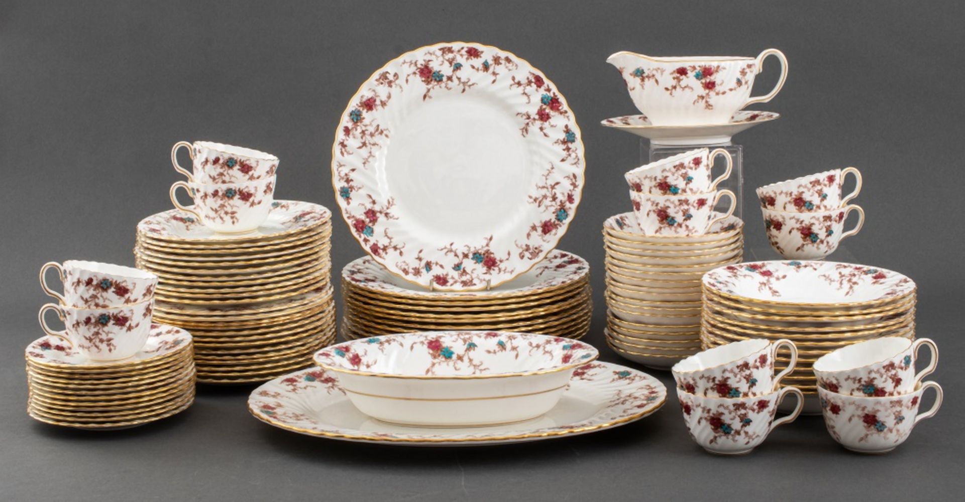 MINTON CHINA ANCESTRAL DINNER SERVICE,