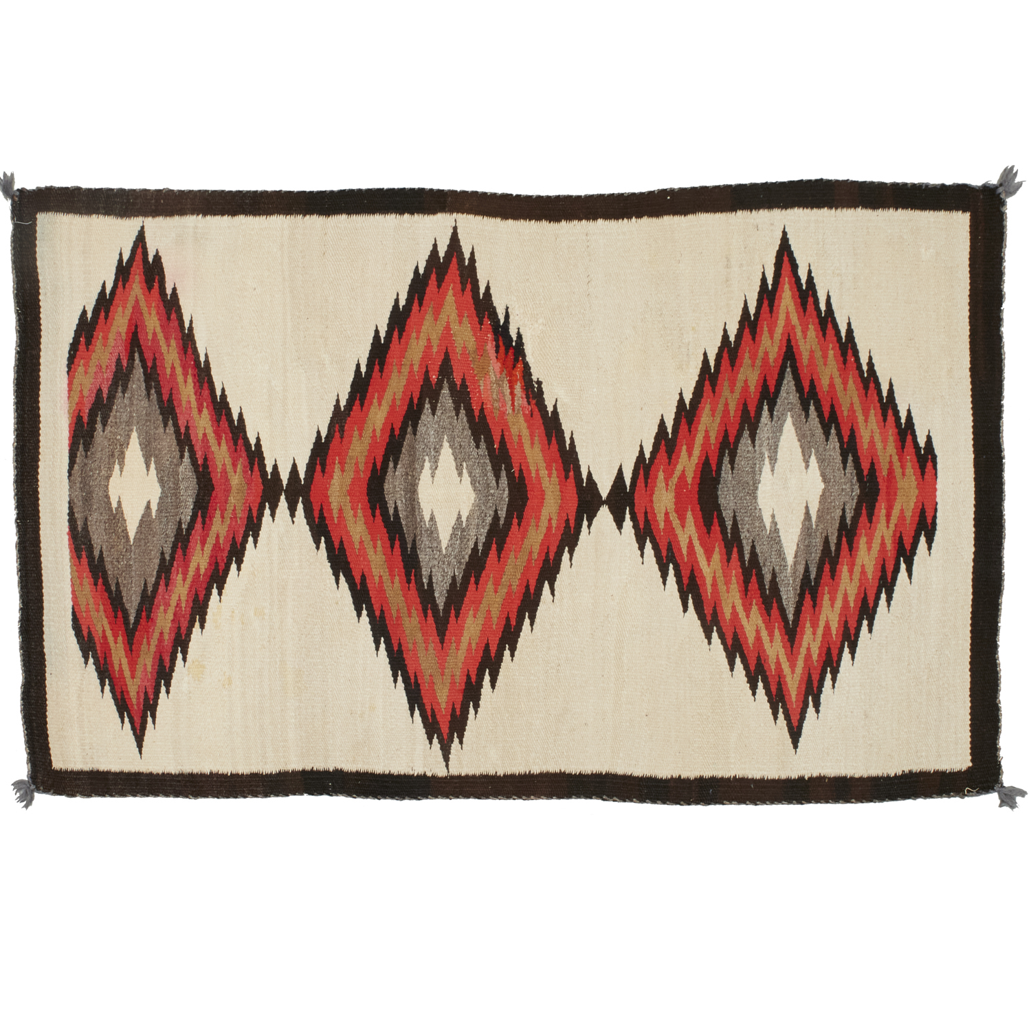 NAVAJO GANADO RUG c. 1930s, American