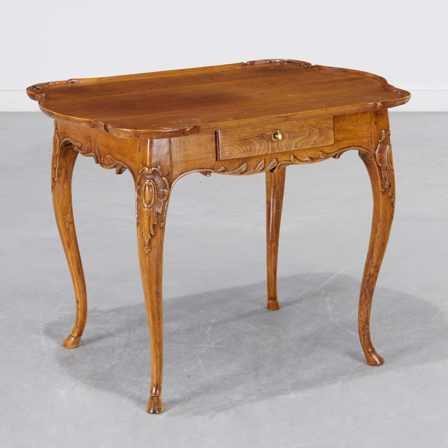 PROVINCIAL LOUIS XV CARVED FRUITWOOD