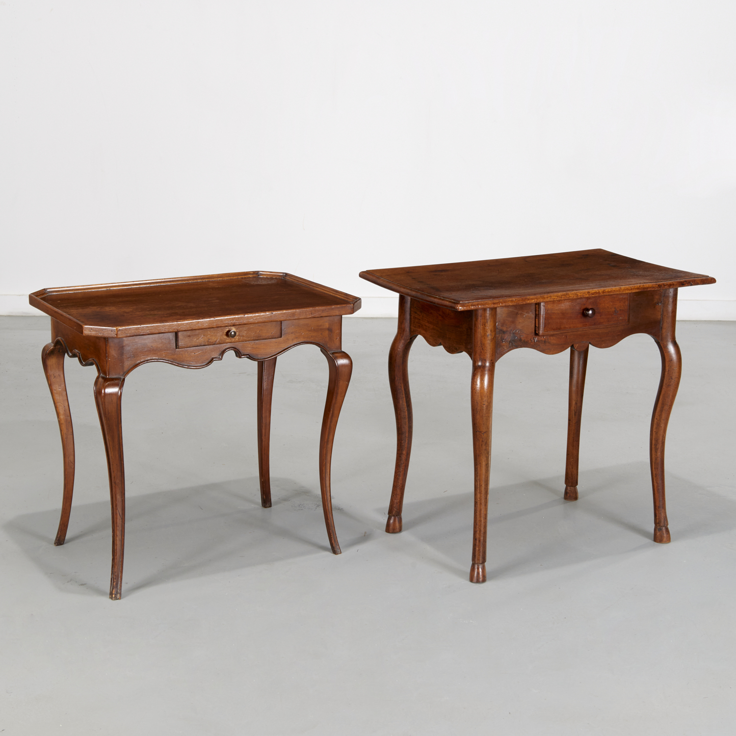 (2) PROVINCIAL FRENCH SIDE TABLES