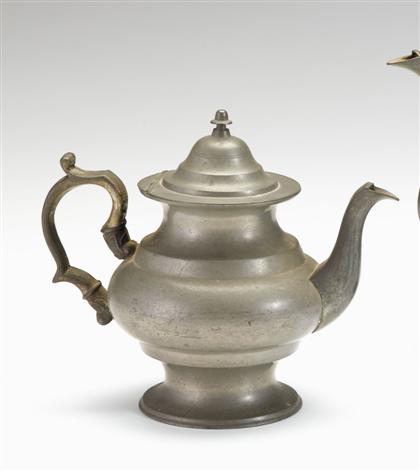 Pewter coffee pot    william mcquilkin,