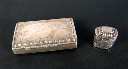 Dutch silver box 19th century 4c6d2