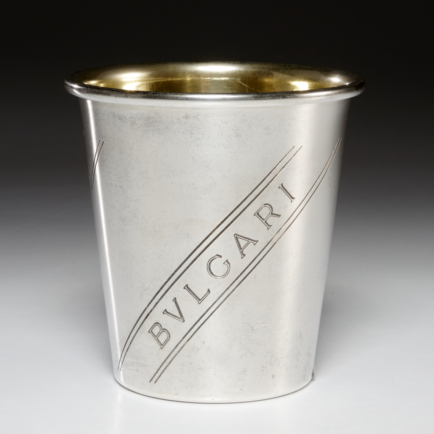 BVLGARI STERLING SILVER CUP Mid late 2fc445