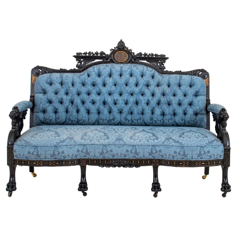 AMERICAN RENAISSANCE REVIVAL SOFA,