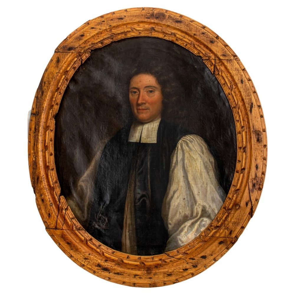 BRITISH CLERGYMAN PORTRAIT OIL 2fc46b