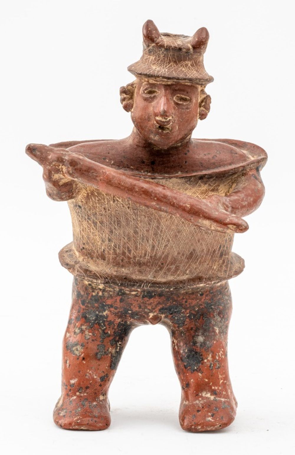 PRE COLUMBIAN POTTERY NAYARIT WARRIOR 2fc4d7