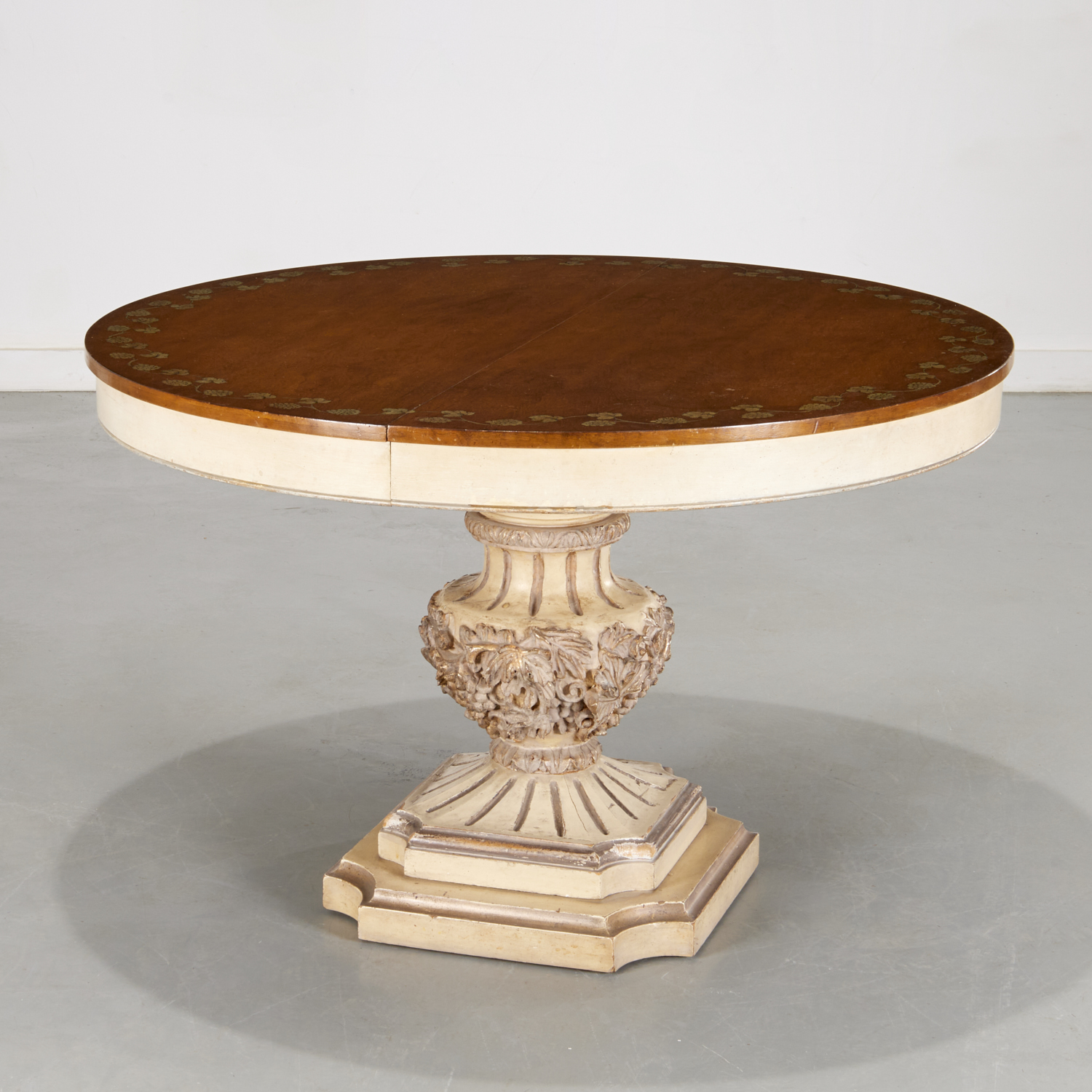 BAROQUE STYLE ROUND EXTENSION DINING 2fc50b